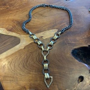 Fallon striking necklace with Swarovski accents